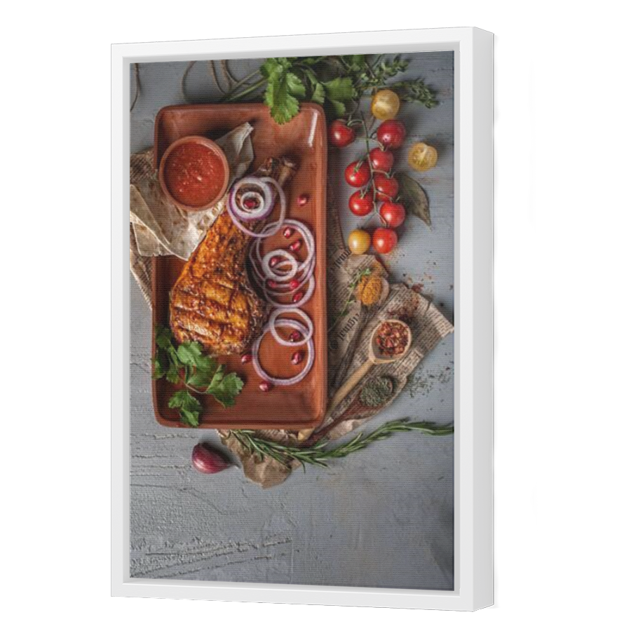 Thumbnail for Canvas - White Floating Frame