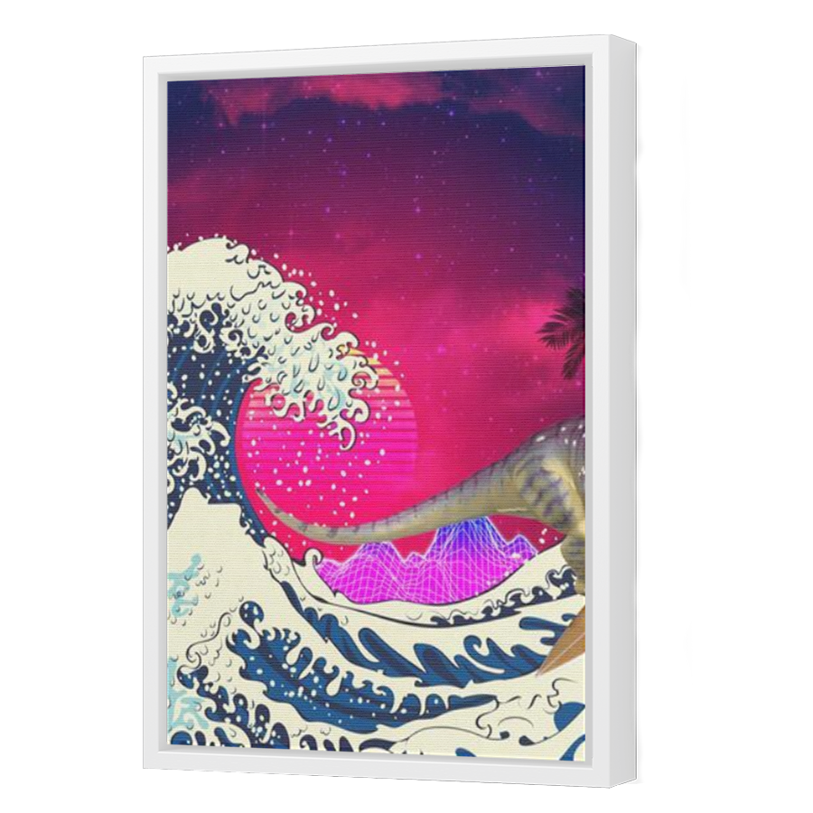 Thumbnail for Canvas - White Floating Frame