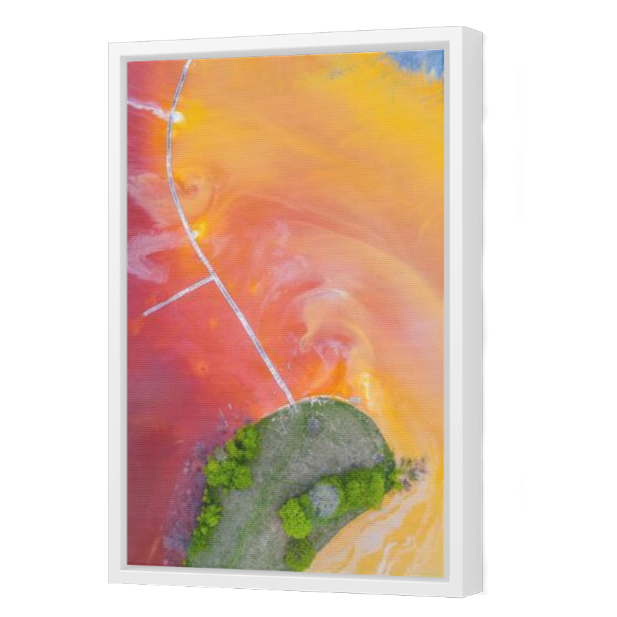 Thumbnail for Canvas - White Floating Frame