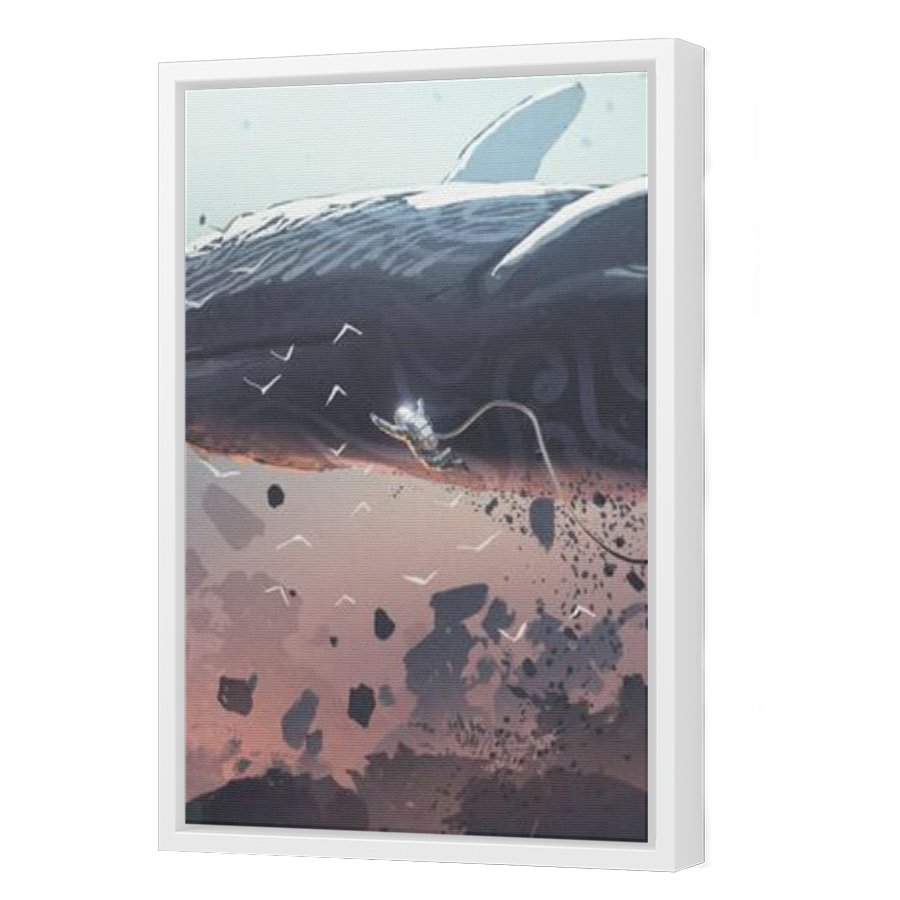 Thumbnail for Canvas - White Floating Frame