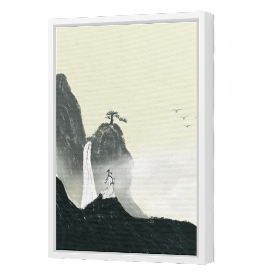 Thumbnail for Canvas - White Floating Frame