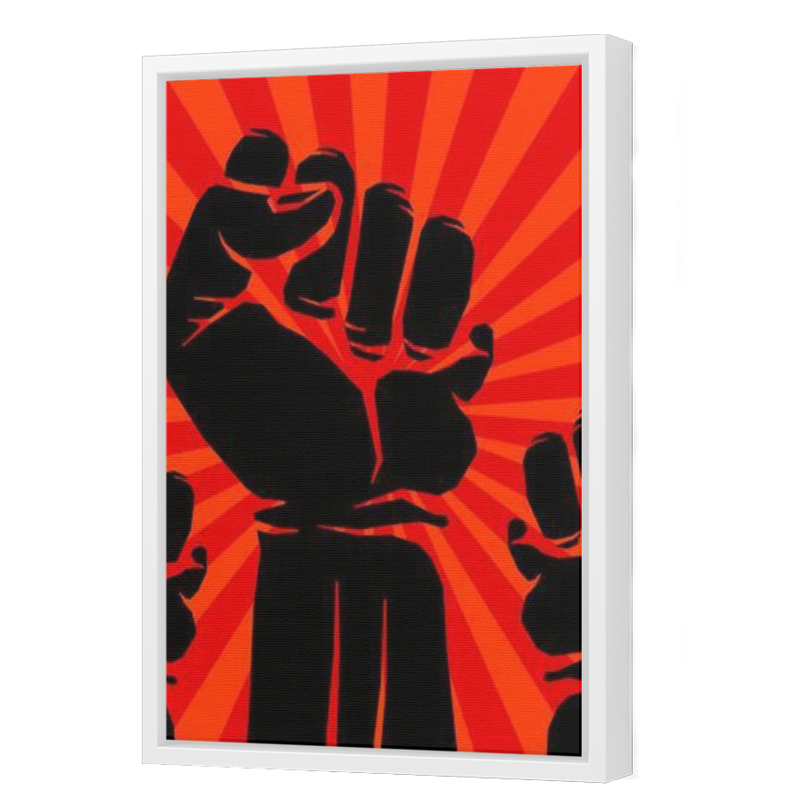 Thumbnail for Canvas - White Floating Frame