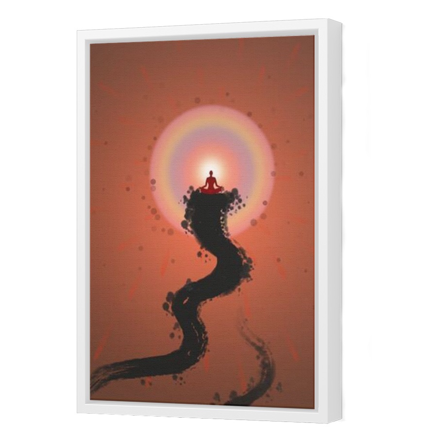 Thumbnail for Canvas - White Floating Frame