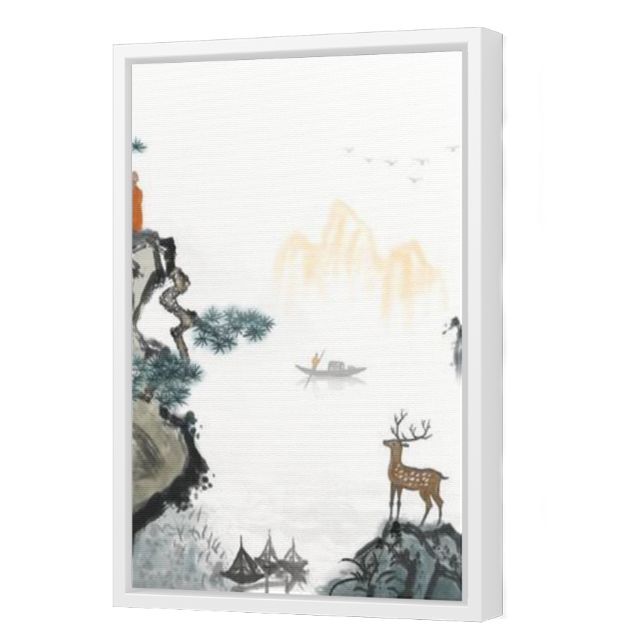 Thumbnail for Canvas - White Floating Frame