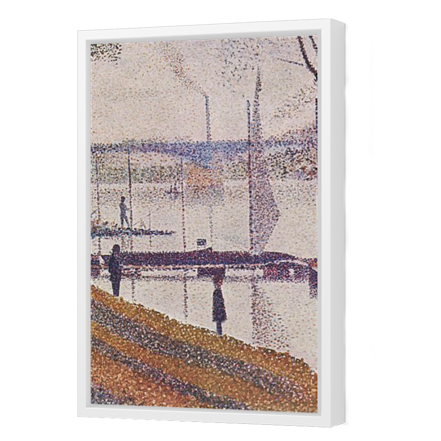 Thumbnail for Canvas - White Floating Frame
