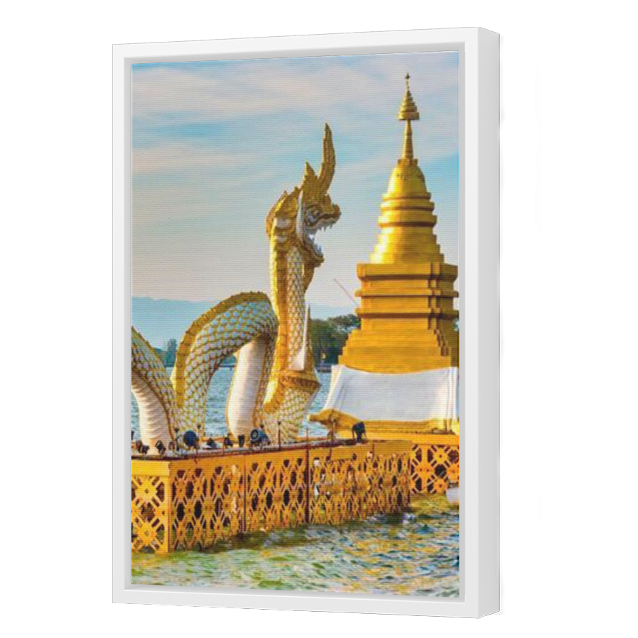 Thumbnail for Canvas - White Floating Frame
