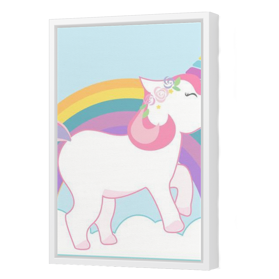 Thumbnail for Canvas - White Floating Frame