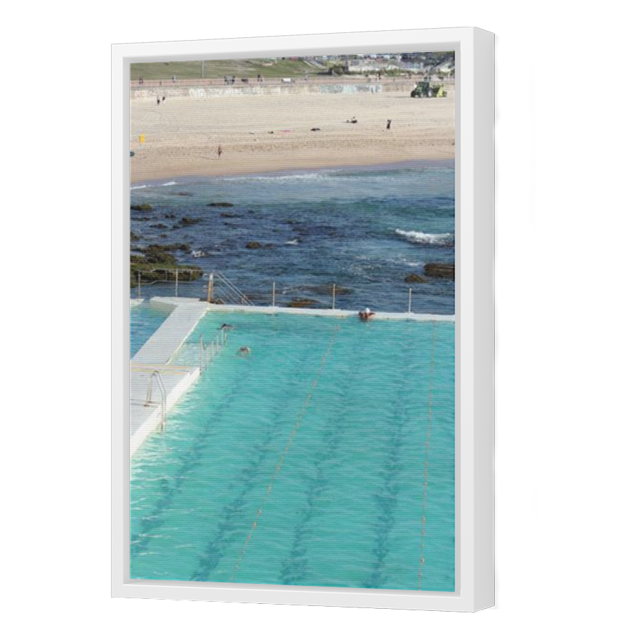 Thumbnail for Canvas - White Floating Frame
