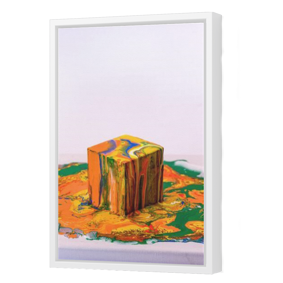 Thumbnail for Canvas - White Floating Frame