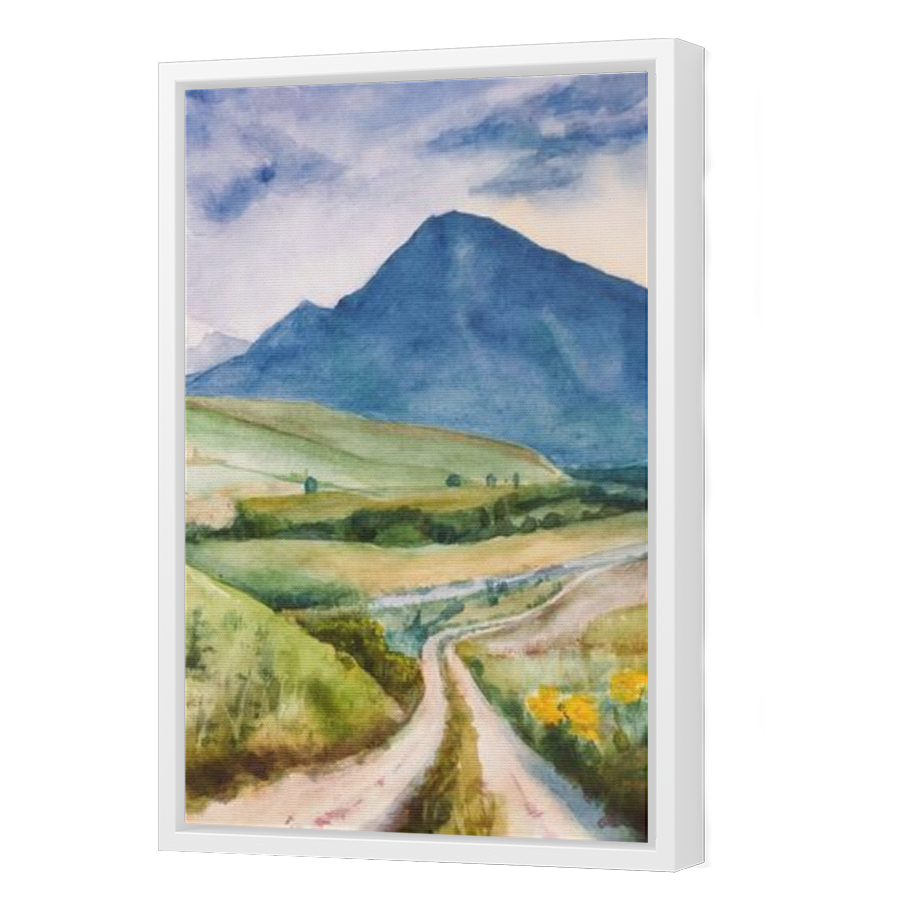 Thumbnail for Canvas - White Floating Frame