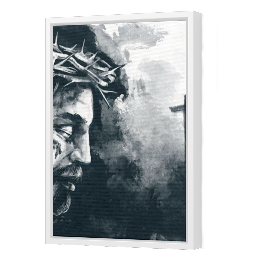 Thumbnail for Canvas - White Floating Frame