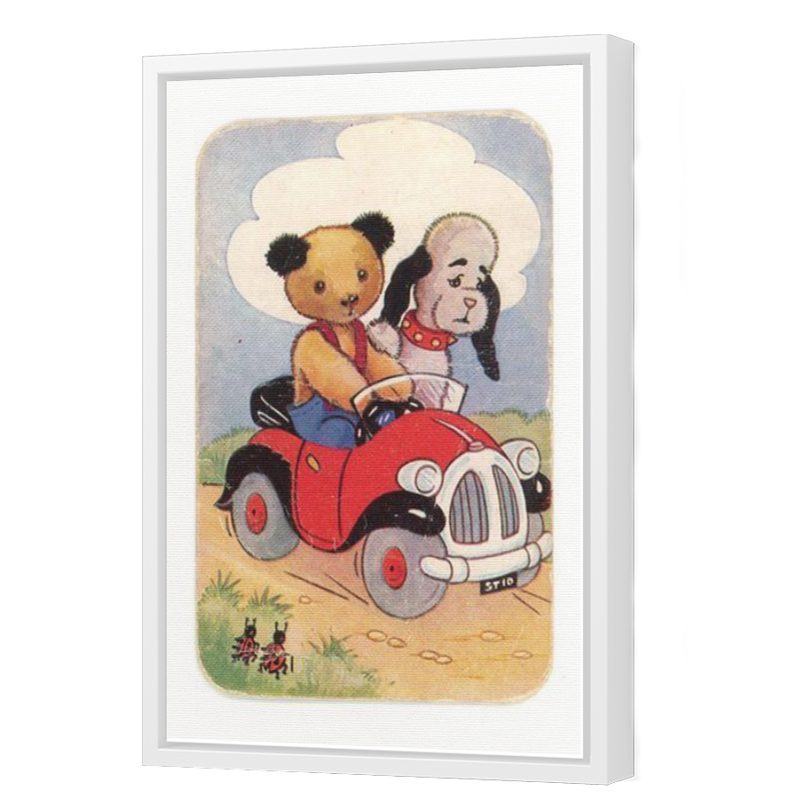Thumbnail for Canvas - White Floating Frame