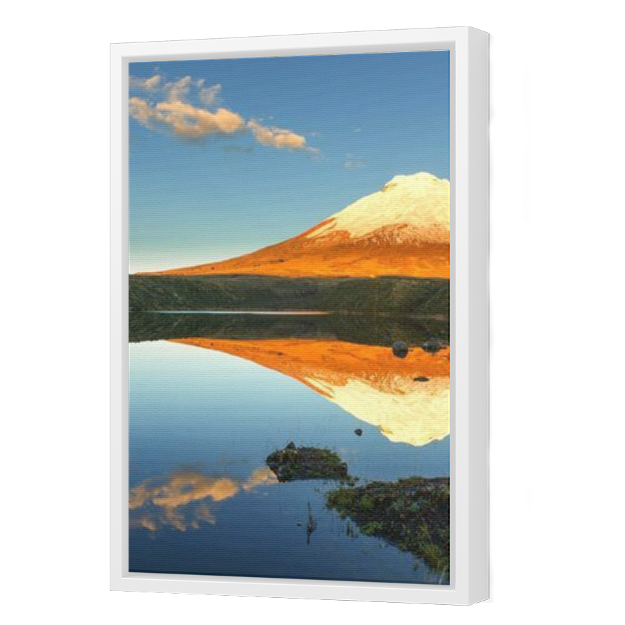 Thumbnail for Canvas - White Floating Frame