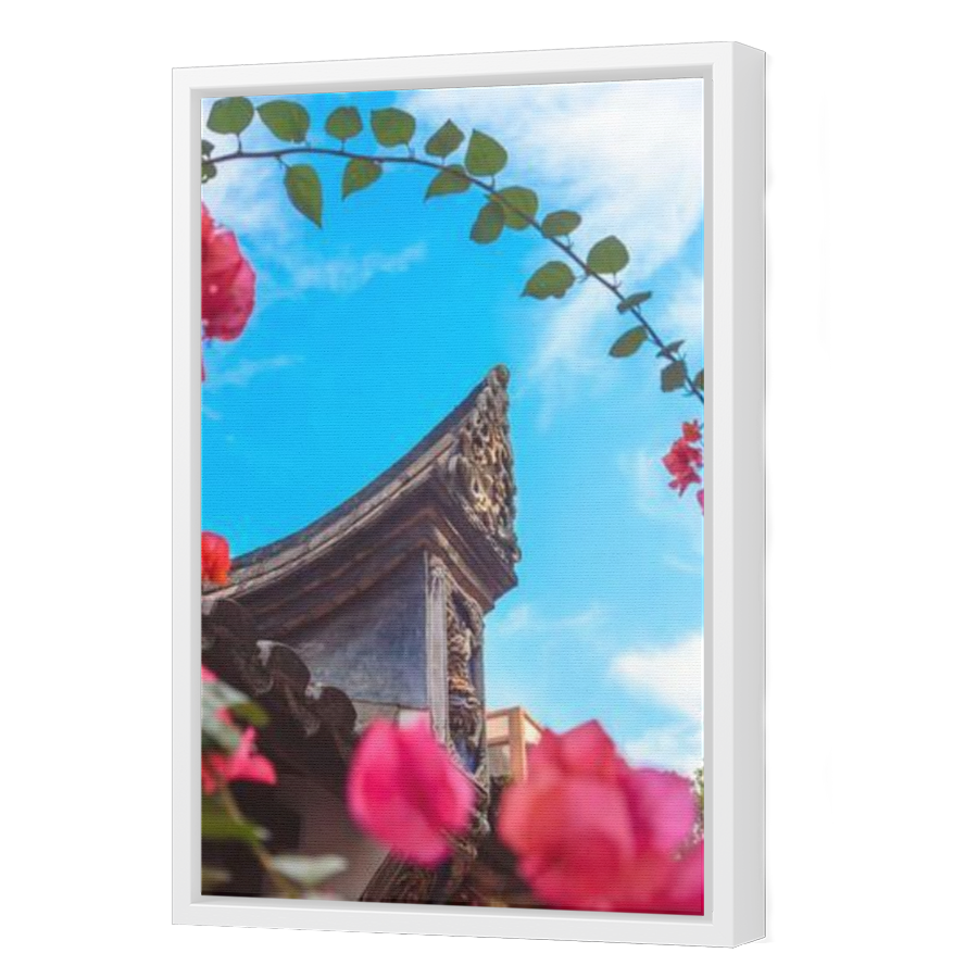 Thumbnail for Canvas - White Floating Frame