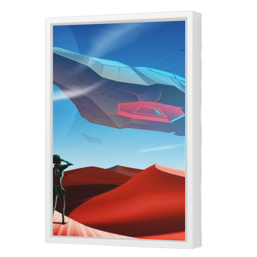 Thumbnail for Canvas - White Floating Frame