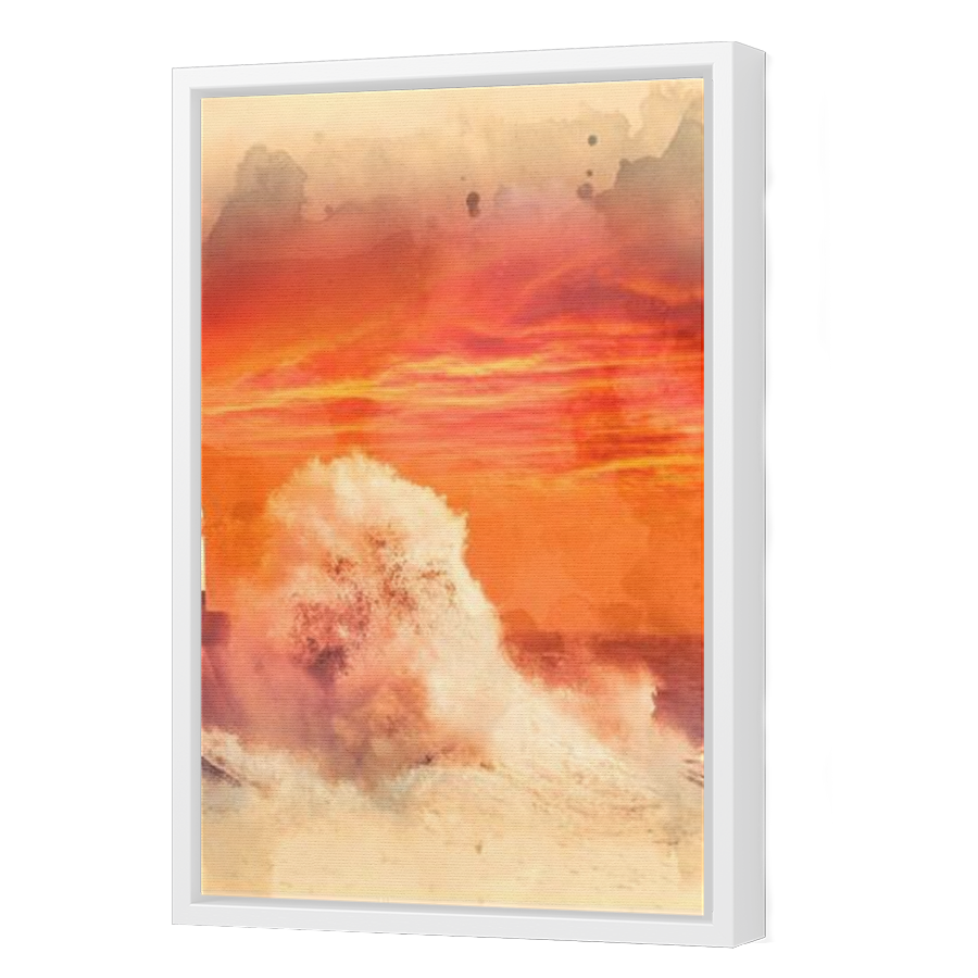 Thumbnail for Canvas - White Floating Frame