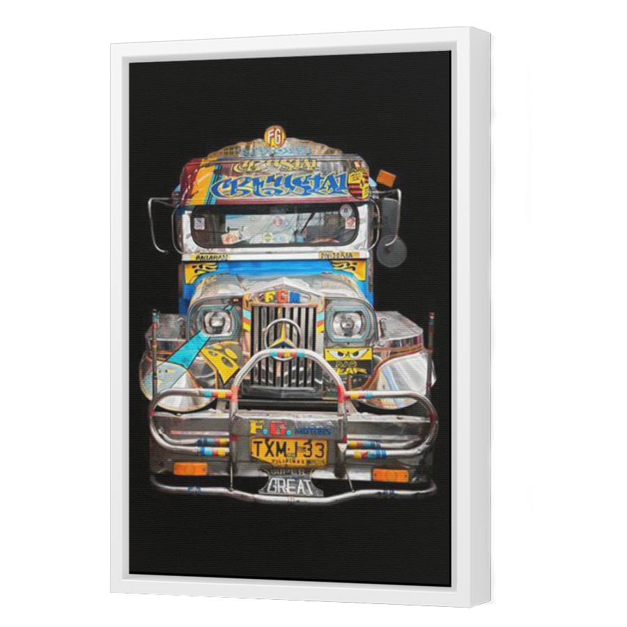 Thumbnail for Canvas - White Floating Frame