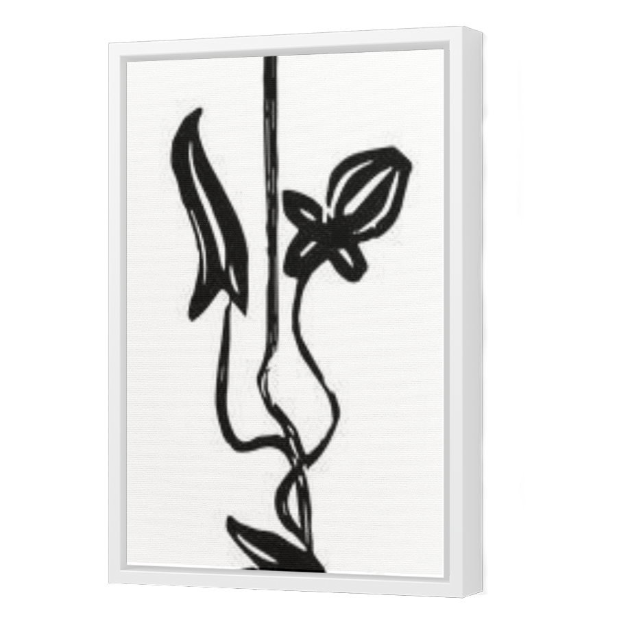 Thumbnail for Canvas - White Floating Frame