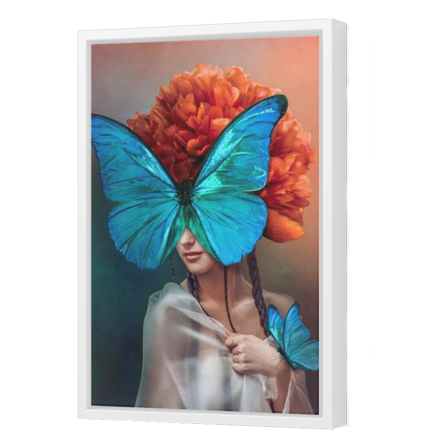 Thumbnail for Canvas - White Floating Frame