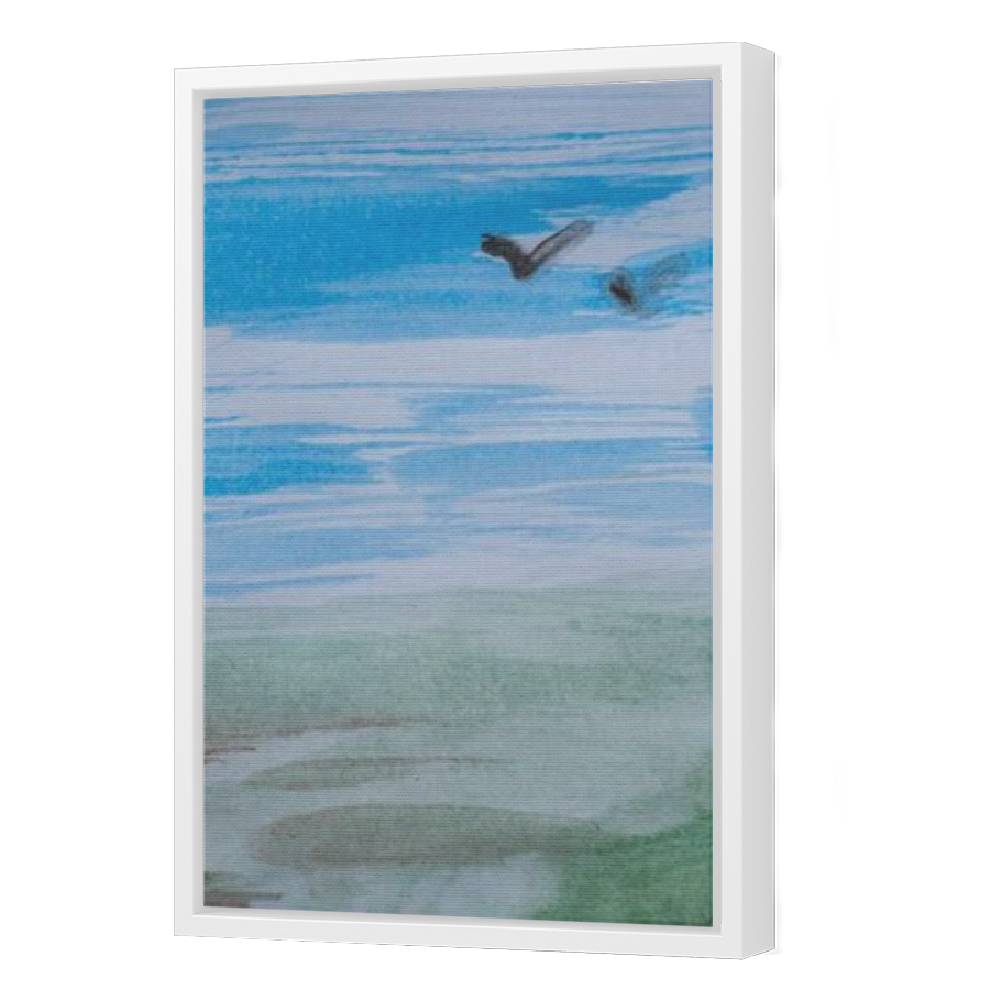 Thumbnail for Canvas - White Floating Frame