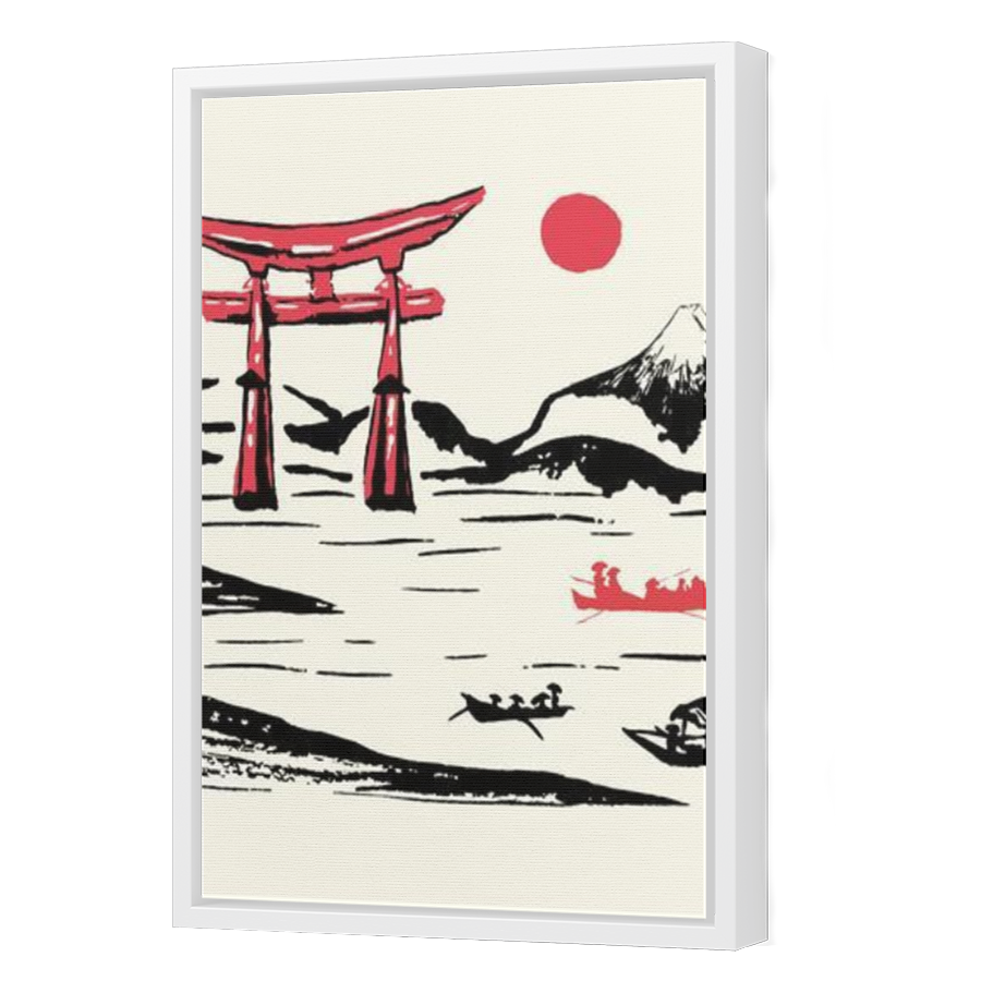 Thumbnail for Canvas - White Floating Frame