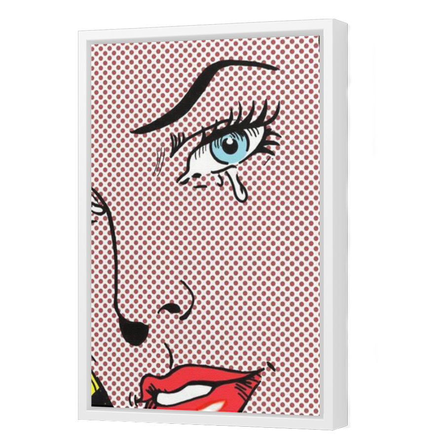 Thumbnail for Canvas - White Floating Frame