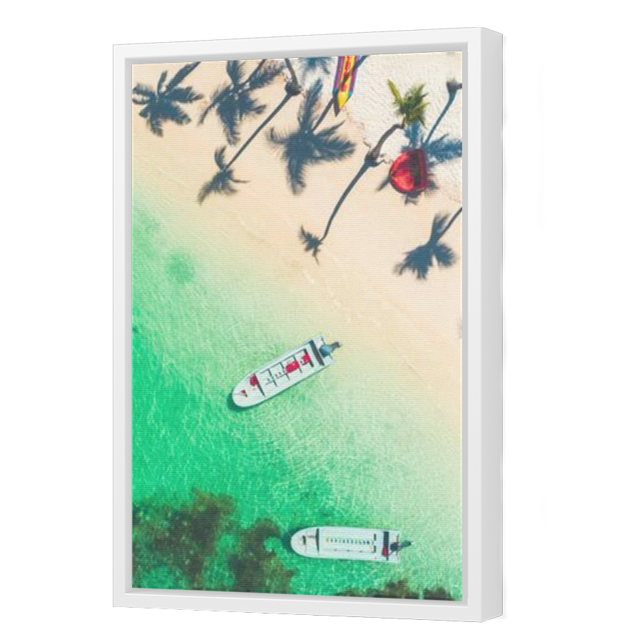 Thumbnail for Canvas - White Floating Frame