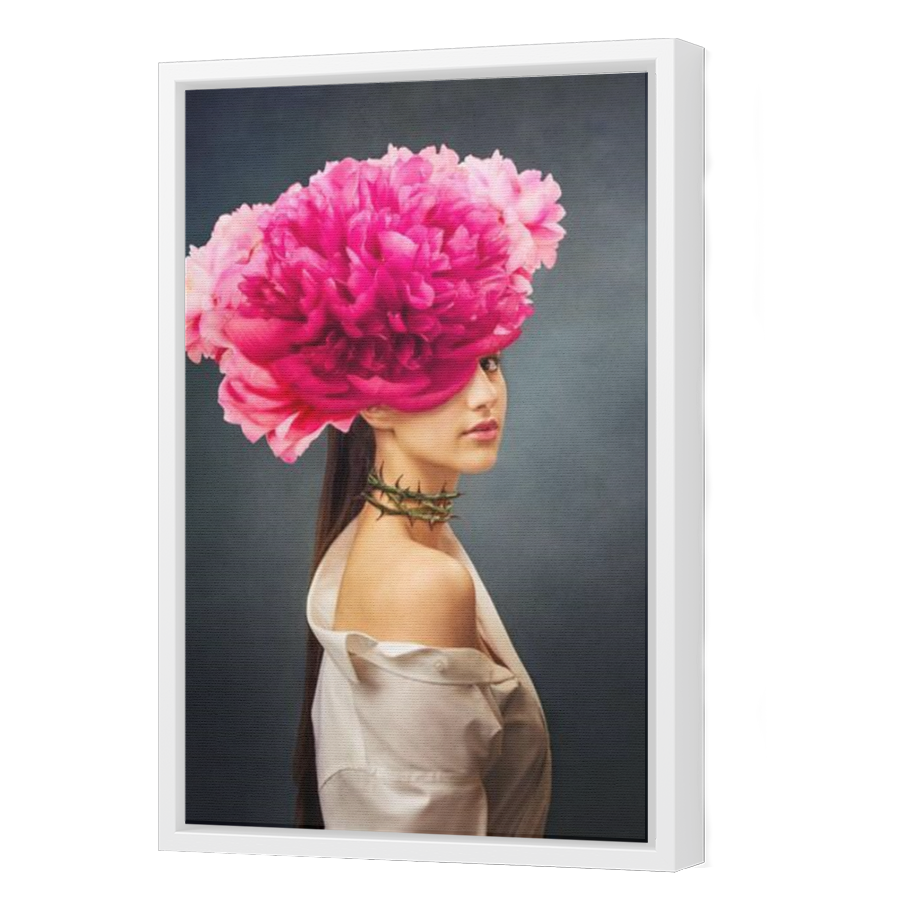 Thumbnail for Canvas - White Floating Frame