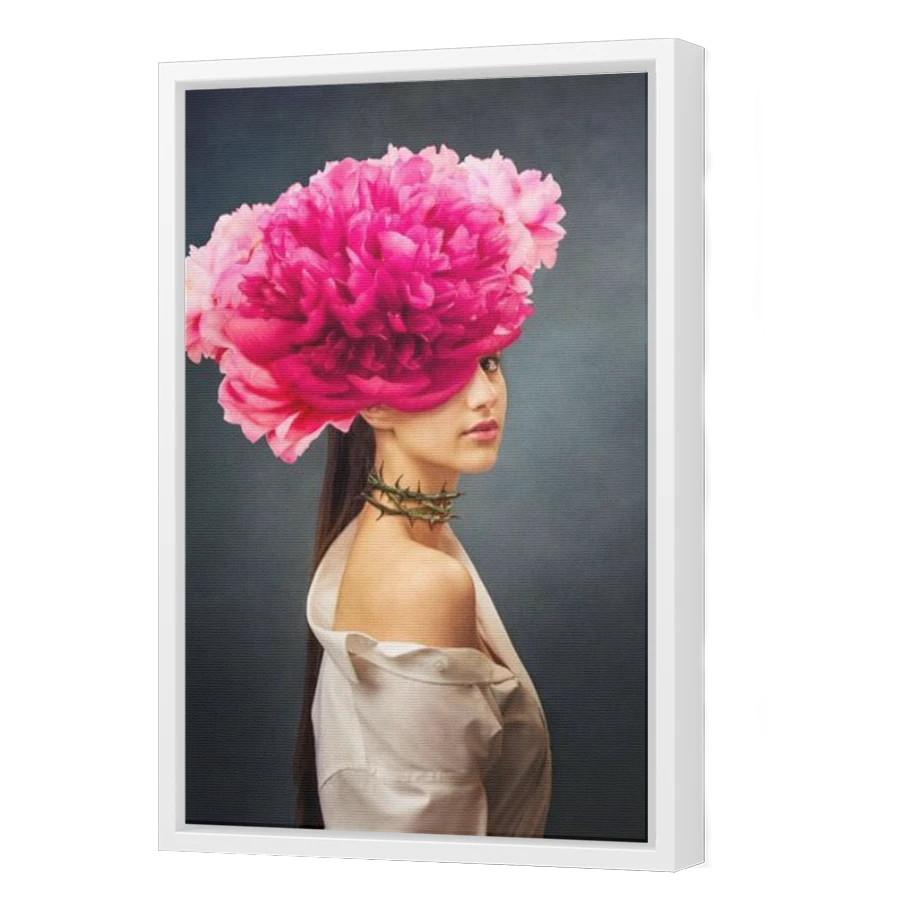 Thumbnail for Canvas - White Floating Frame