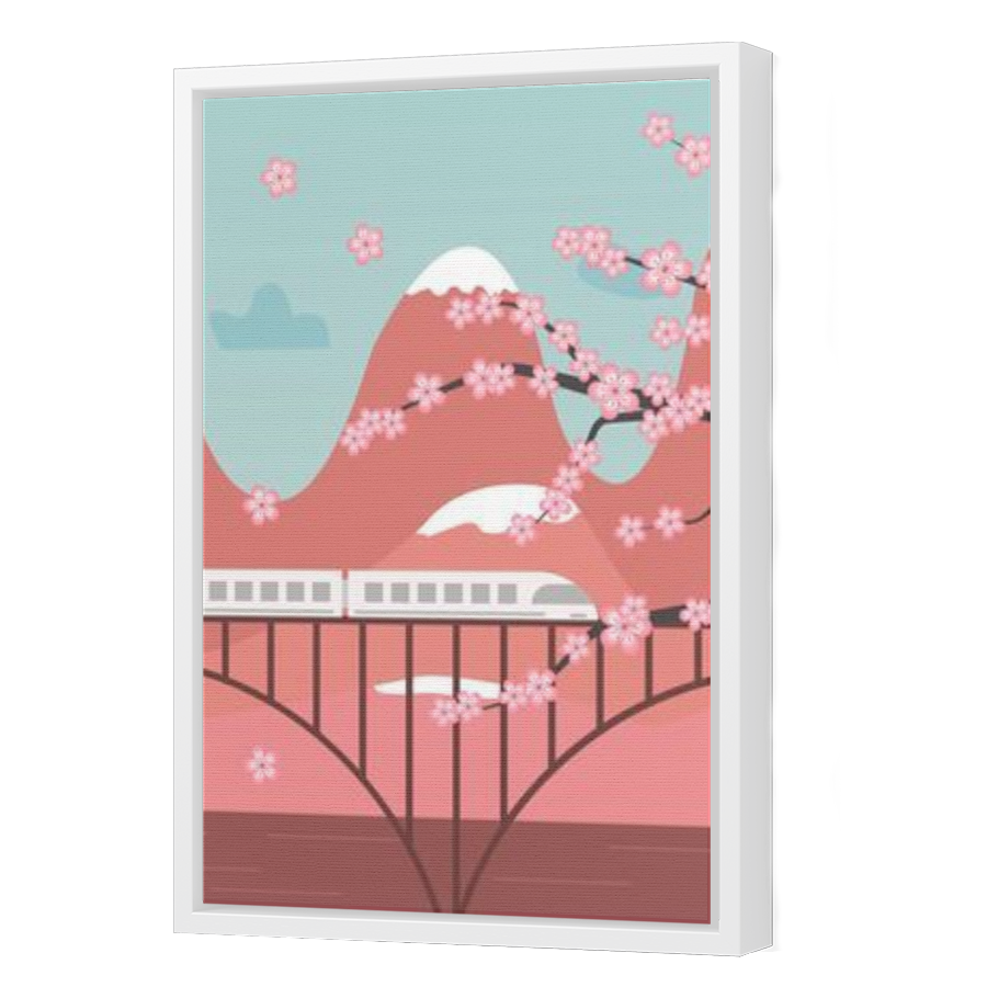 Thumbnail for Canvas - White Floating Frame