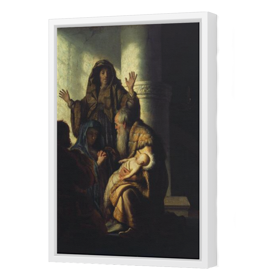 Thumbnail for Canvas - White Floating Frame