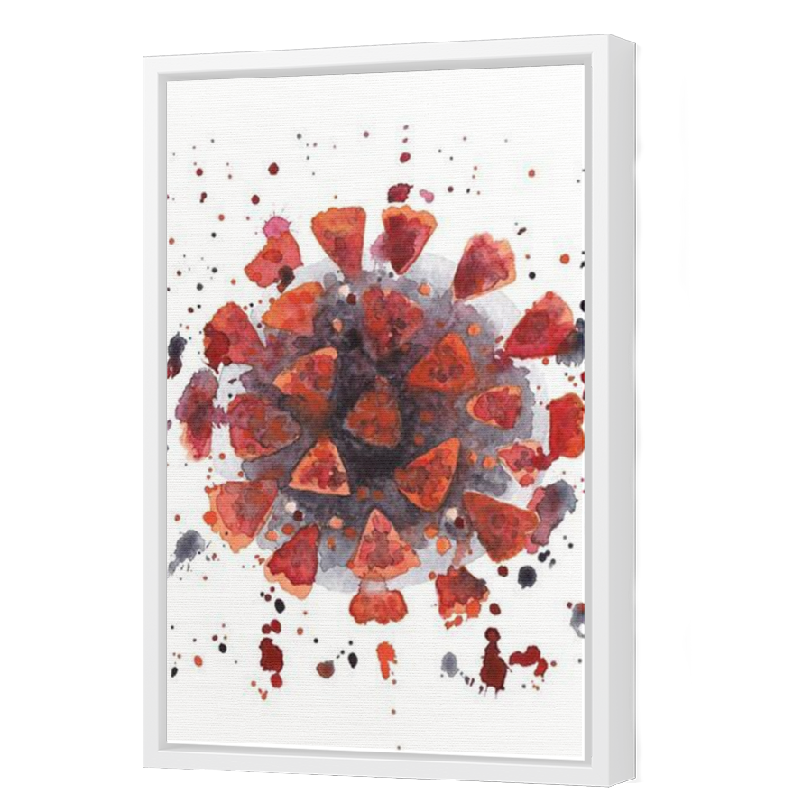 Thumbnail for Canvas - White Floating Frame