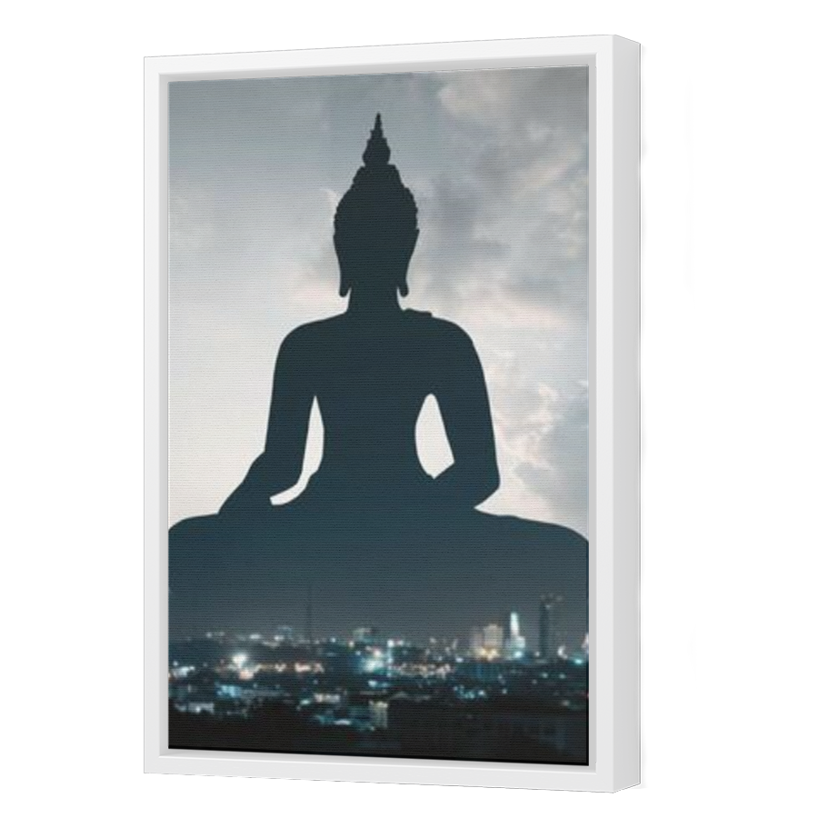 Thumbnail for Canvas - White Floating Frame