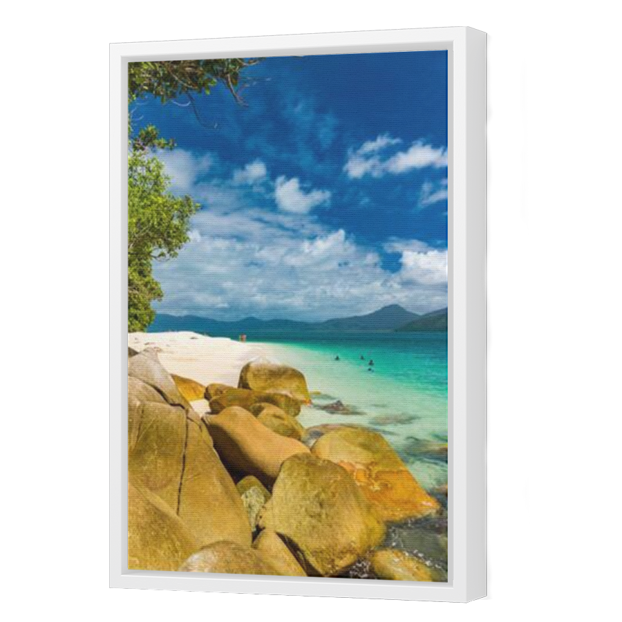 Thumbnail for Canvas - White Floating Frame
