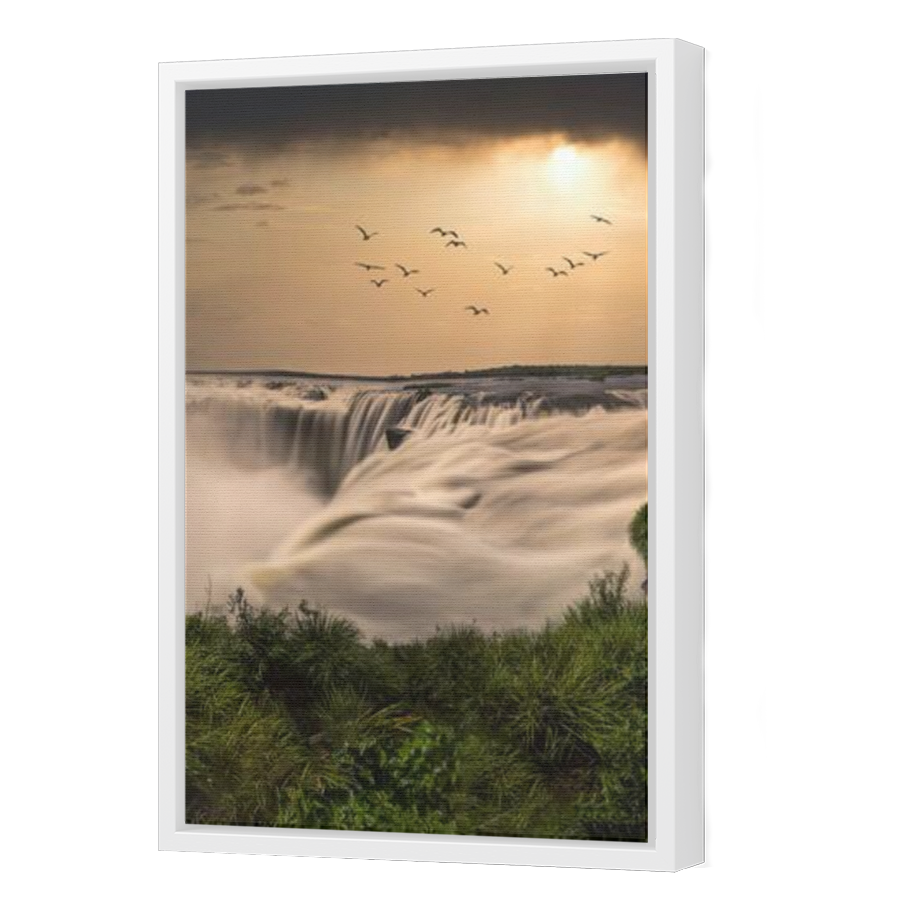 Thumbnail for Canvas - White Floating Frame
