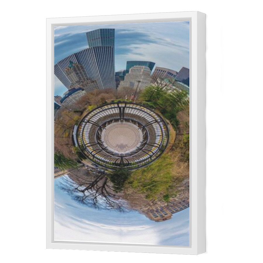 Thumbnail for Canvas - White Floating Frame