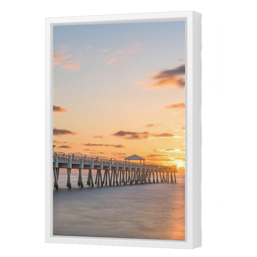 Thumbnail for Canvas - White Floating Frame