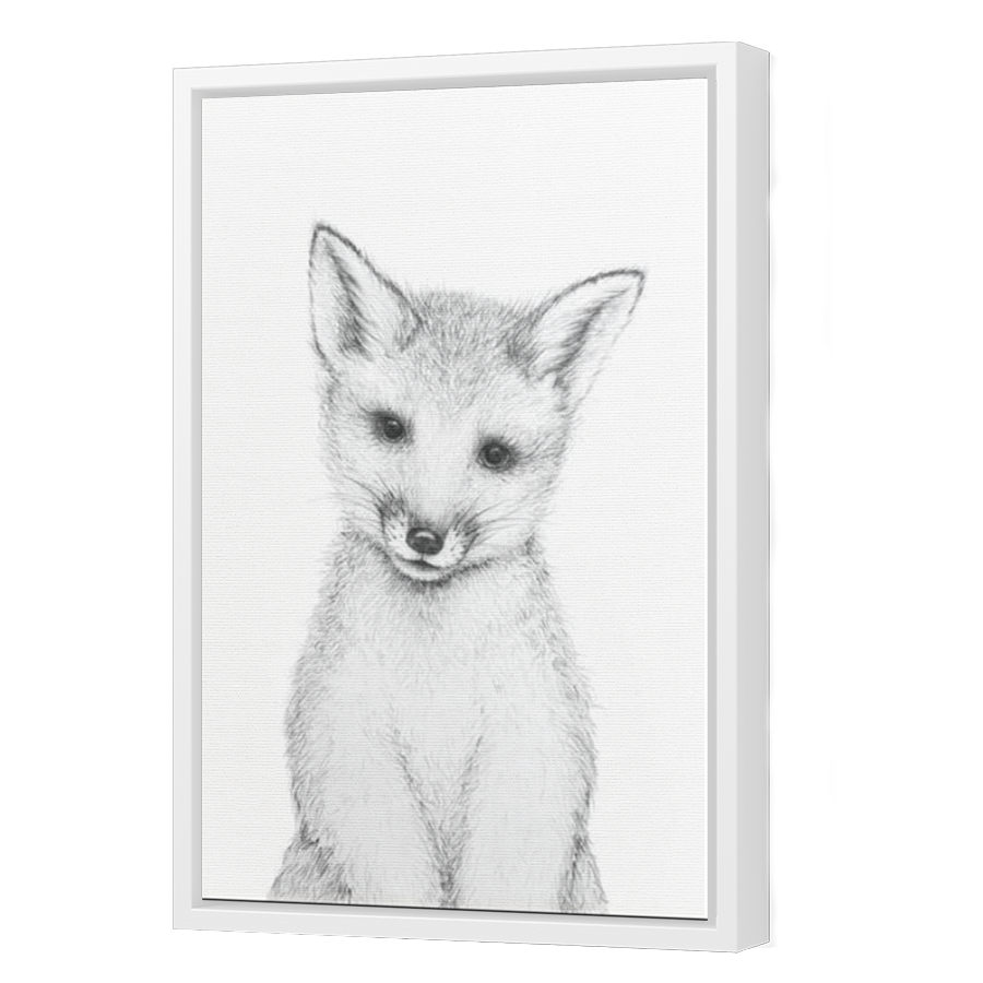 Thumbnail for Canvas - White Floating Frame