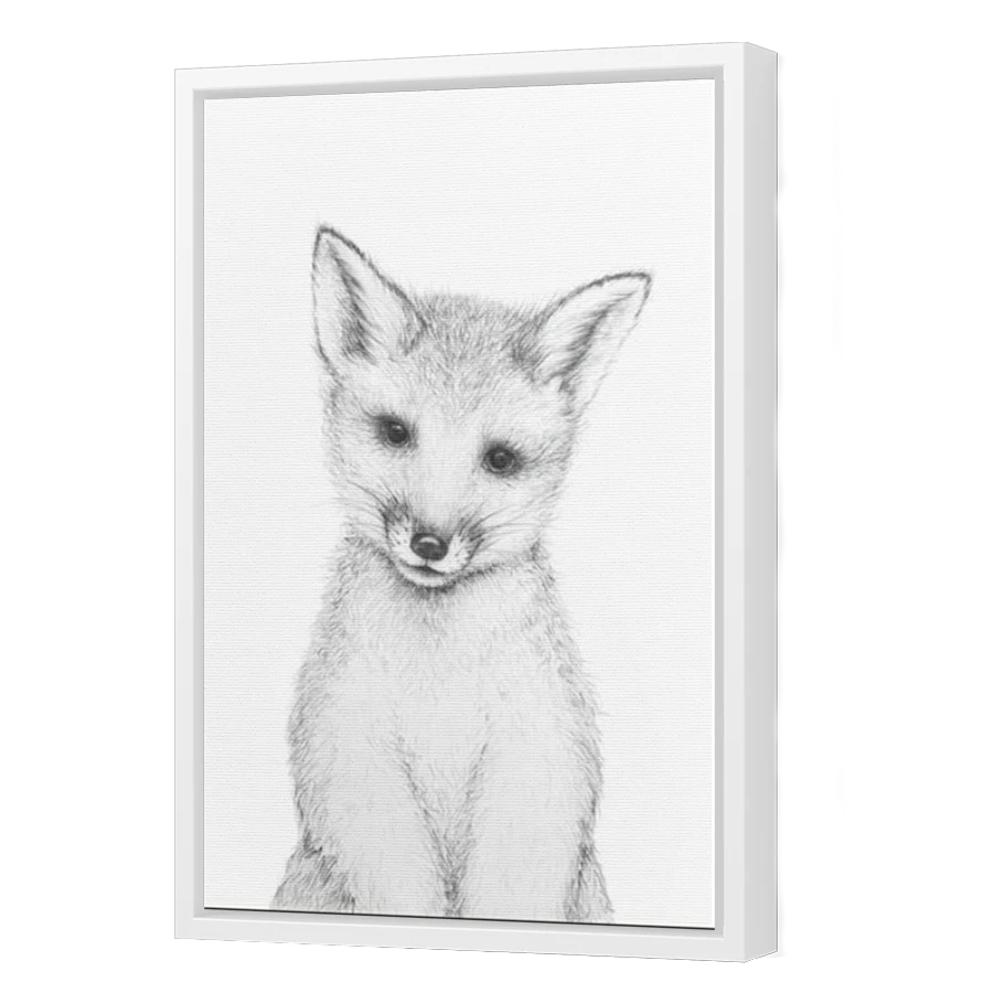 Thumbnail for Canvas - White Floating Frame