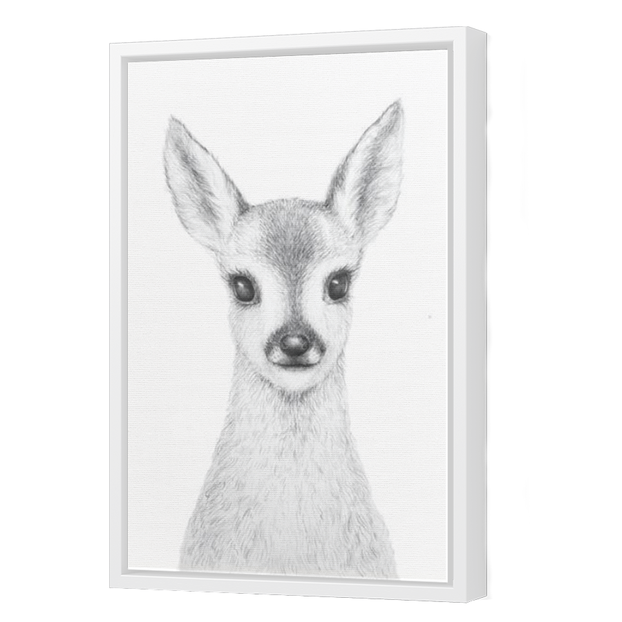 Thumbnail for Canvas - White Floating Frame