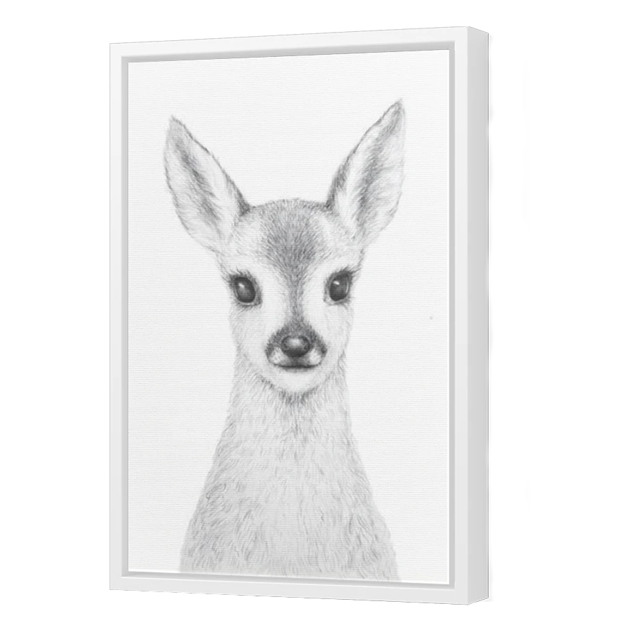 Thumbnail for Canvas - White Floating Frame