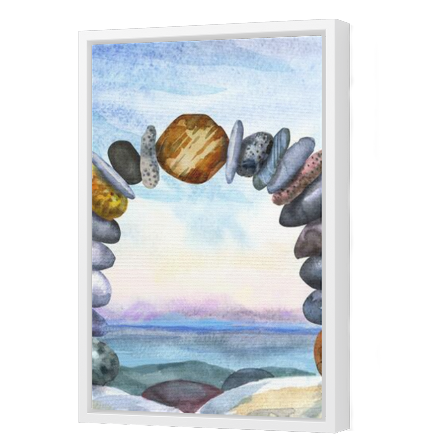 Thumbnail for Canvas - White Floating Frame
