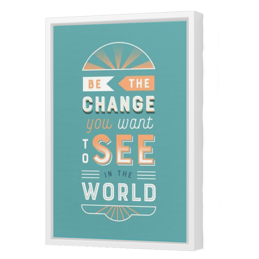 Thumbnail for Canvas - White Floating Frame