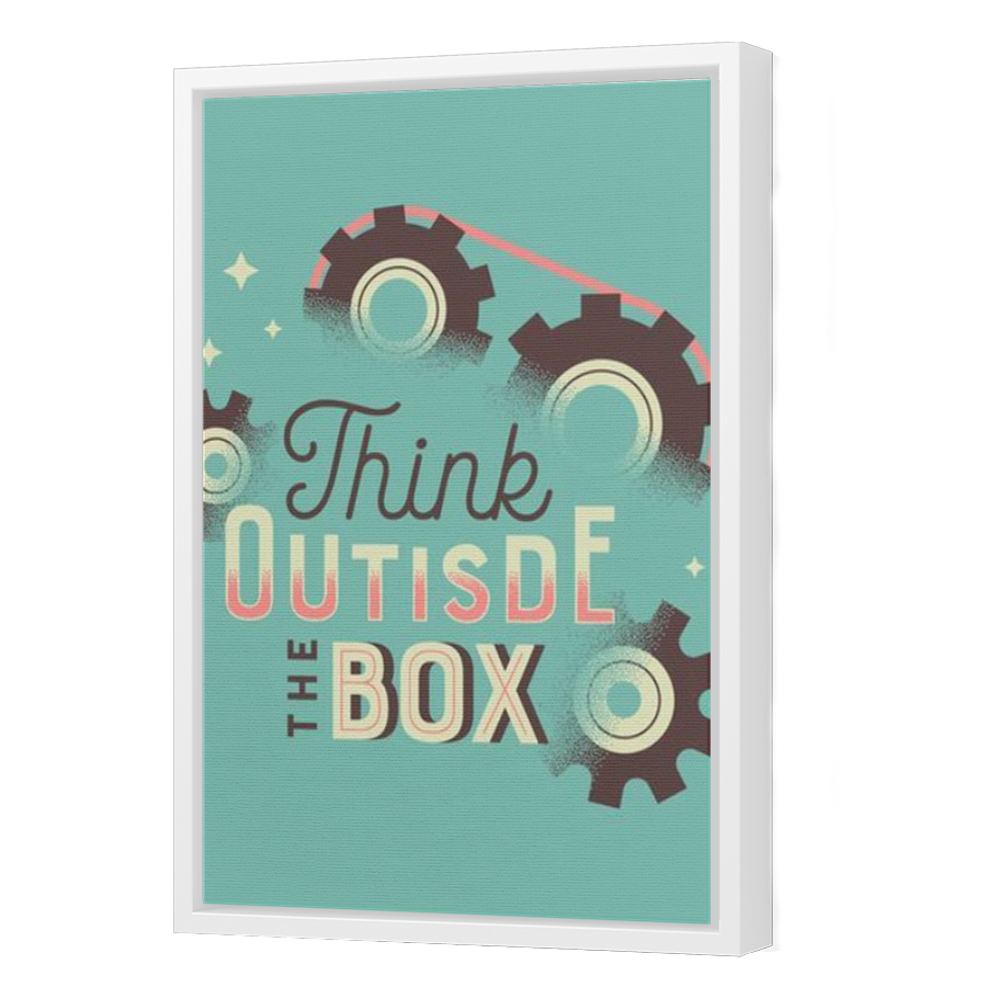 Thumbnail for Canvas - White Floating Frame
