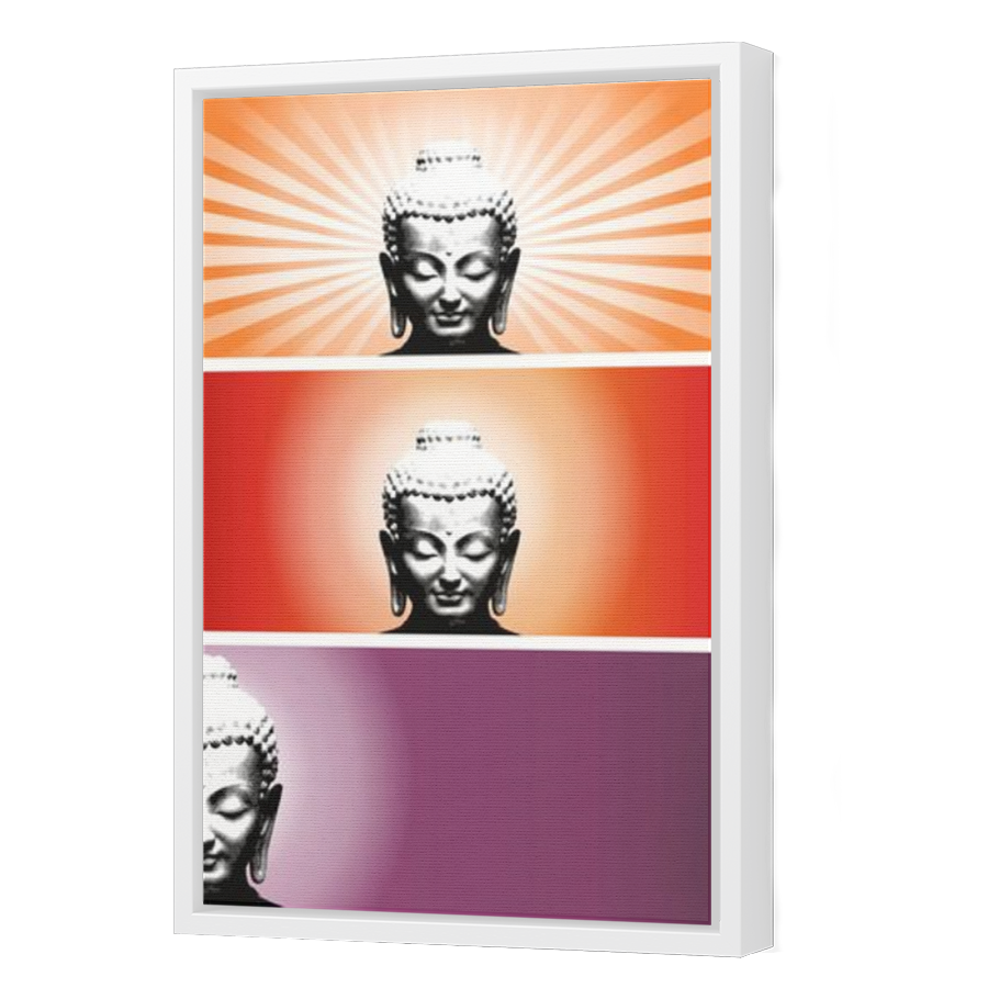 Thumbnail for Canvas - White Floating Frame