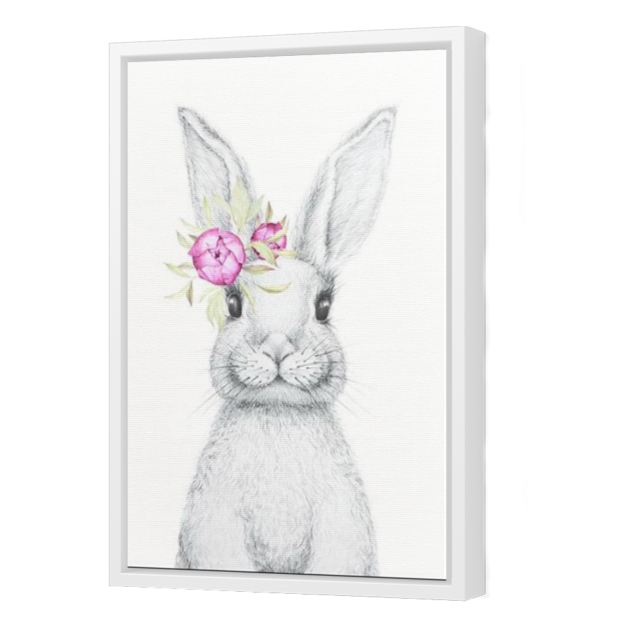 Thumbnail for Canvas - White Floating Frame