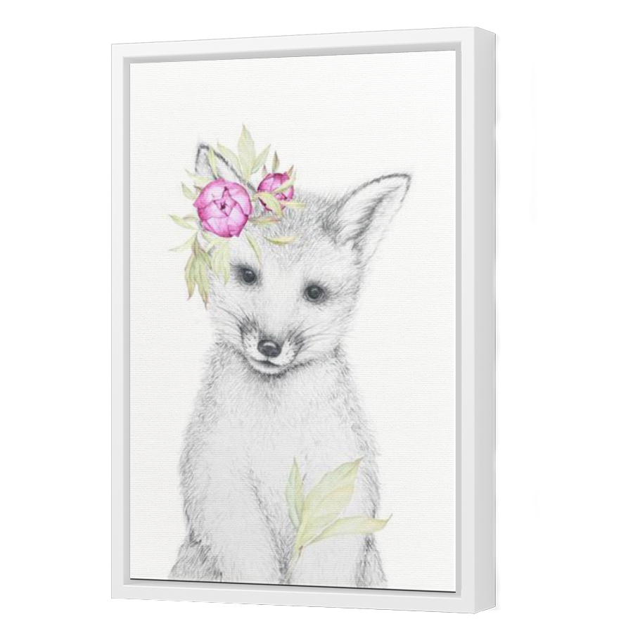 Thumbnail for Canvas - White Floating Frame
