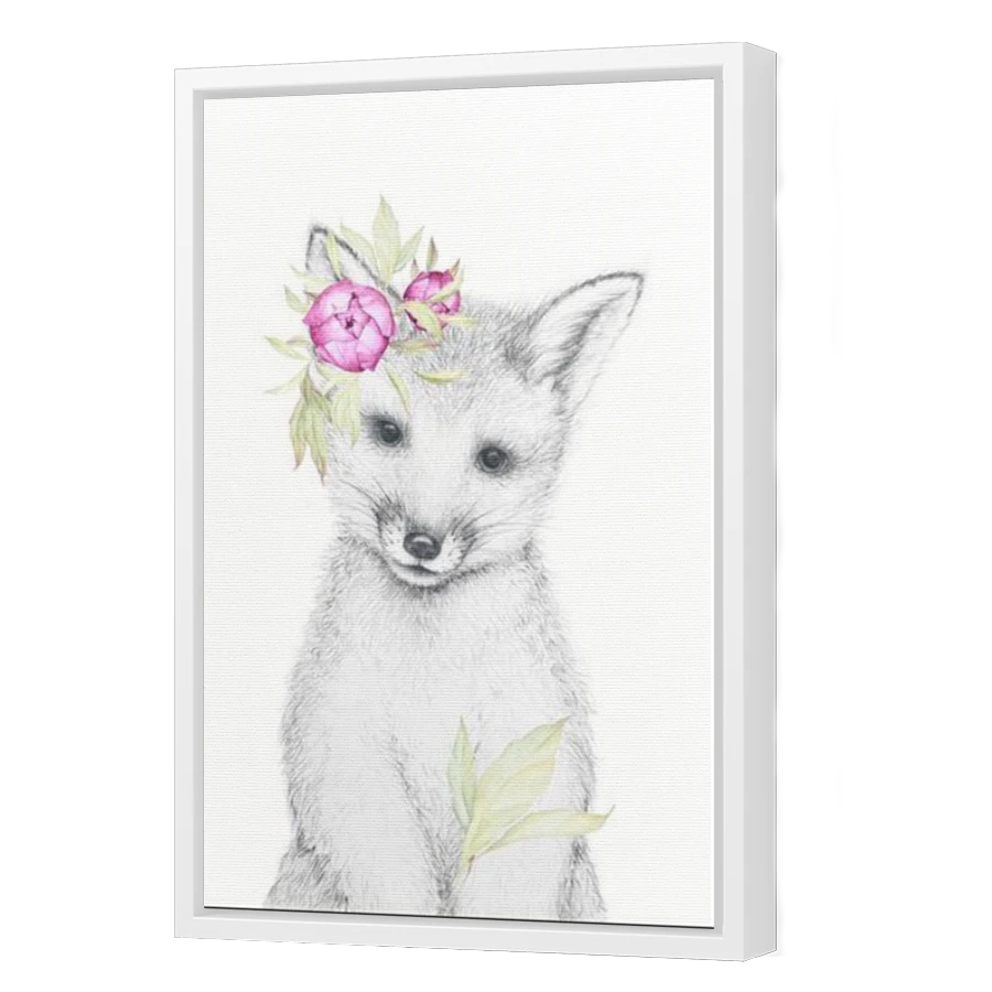 Thumbnail for Canvas - White Floating Frame