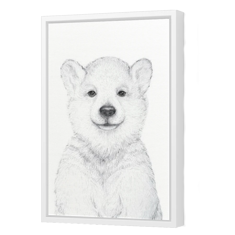 Thumbnail for Canvas - White Floating Frame