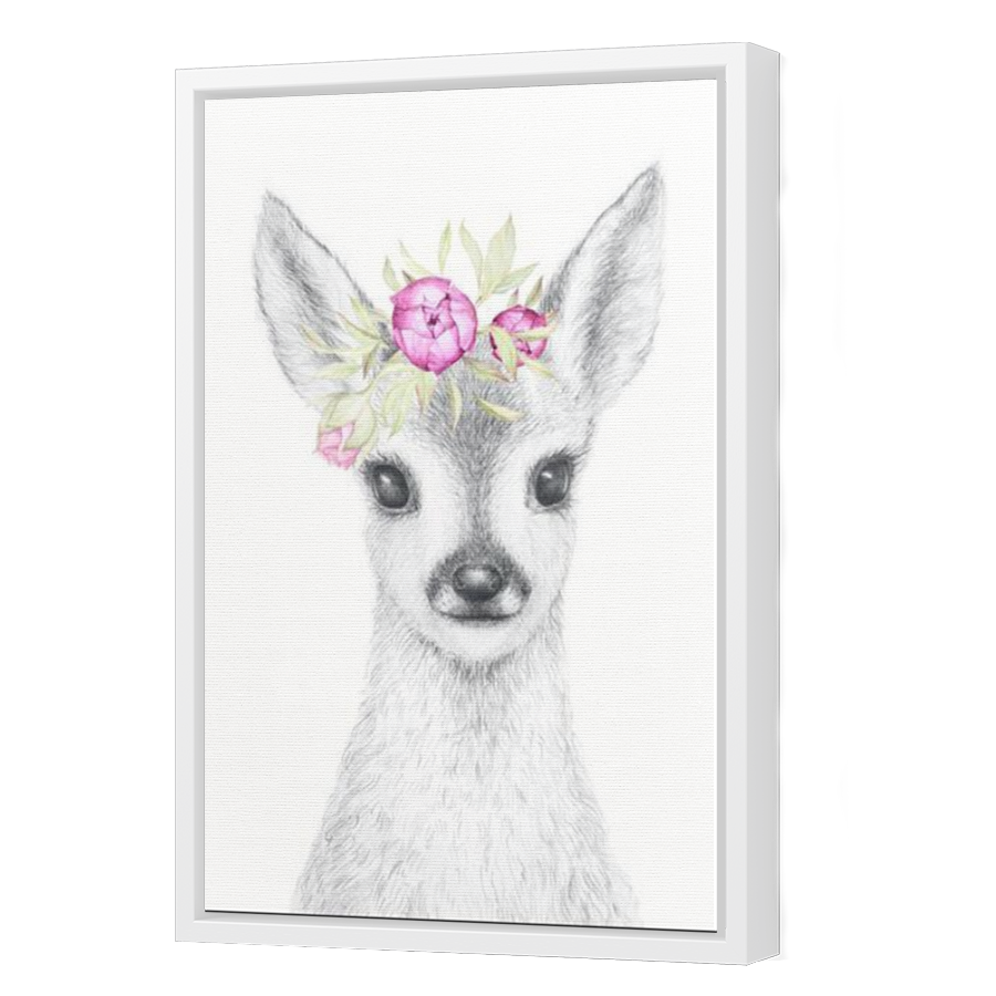 Thumbnail for Canvas - White Floating Frame
